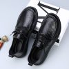 0caa0b55dea14df186421394b66256a8-goods Men'S Genuine Leather Shoes | Optional Velvet-Non-Slip Slip-Onu002FLace-Up Closure, Breathable Low-Top Design, Thickened Cushioning Eva Insole And Non-Slip Rubber Sole - Suitable For Office All-Season Business Casual Shoes