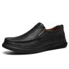 Men'S Trendy Slip-On Shoes Made of Genuine Leather, Perfect for Casual Wear in Spring And Summer