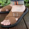 Men's High-end Sandals, Simple and Comfortable Slip-on Slippers for Men to Wear Outside