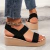 331e0a24-26b7-46ab-b28e-9d71ee948be0 Women'S Adjustable -Strap Open-Toe Sandals - Breathable Fabric Upper & Lightweight EVA Sole - Summer, Outdoor, And All-Weather Wear, Design, EVA Material, Minimalist Style, Soft Insole, Casual Attire, Women Shoes