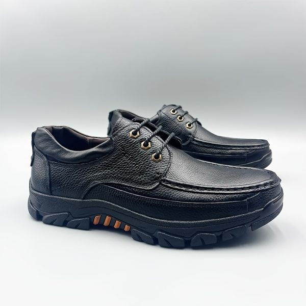 Men's Genuine Dad Shoes for Middle-Aged and Elderly, Business Casual Non-Slip Soft Sole Father Shoes, Large Size Trendy Shoes, Wear-Resistant