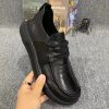 43095b2bd6bf477eb8f02ed94d30f6fb-goods Men'S Genuine Leather Shoes | Optional Velvet-Non-Slip Slip-Onu002FLace-Up Closure, Breathable Low-Top Design, Thickened Cushioning Eva Insole And Non-Slip Rubber Sole - Suitable For Office All-Season Business Casual Shoes