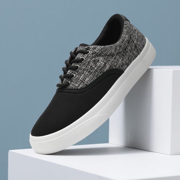 46d6bfe2-8b32-4c16-b4b2-47e296ae11c6 Men'S Low-Top Thick-Soled Fashionable Sneakers, Casual Lace-Up Canvas Sports Shoes, Breathable And Comfortable, Non-Slip Insole Athletic Shoes, Tennis Shoes - Available in Various Colors - Large Size