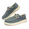 491d5d6341014944bd6c343324877e23-goods Men'S Casual Loafers - Stylish And Easy Slip-On Sneakers, Solid Color, Lightweight And Soft Canvas Shoes, Round Toe Design, Equipped with EVA Sole, Suitable for Daily Wear And Leisure, Street Style for All Seasons