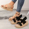 541087f7-33ed-4772-8c98-d8f24cf4bec4 Women'S Adjustable -Strap Open-Toe Sandals - Breathable Fabric Upper & Lightweight EVA Sole - Summer, Outdoor, And All-Weather Wear, Design, EVA Material, Minimalist Style, Soft Insole, Casual Attire, Women Shoes