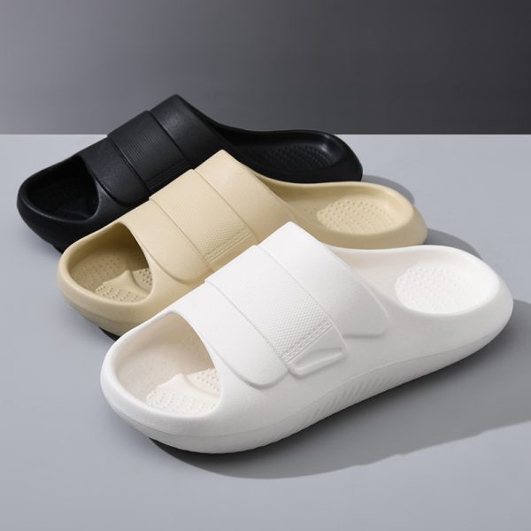 Men's Outdoor Slippers with a High-end Feel, Non-slip and Odor-resistant, Summer Thick-soled Indoor Slide Sandals, Durable Both Men and Women