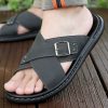 Men's High-end Sandals, Simple and Comfortable Slip-on Slippers for Men to Wear Outside