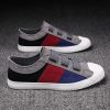 Men'S Sports Casual Shoes Comfortable Lined Canvas Shoes Simple Trendy Outdoor Sports on Foot Vacation Leisure Fashion Men'S Shoes