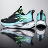 Men'S Carbon Plate Ultra-Light Running Shoes, Breathable Mesh, Non-Slip, Shock-Absorbing Soft Sole, Fashionable And Versatile, Professional Sports Shoes For Students