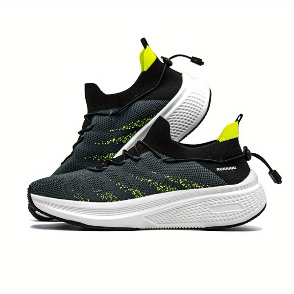 893f4ce3e58e4a0b9fd5e20a1304f5f2-goods Men's Breathable Slip-On Sneakers Compatible for Running, Training & Gym - Low-Top - Casual Sneakers with Cushioned MD Sole, Stripedu002FCheckeredu002F Color Options - -Terrain Wear (Gym, Outdoor, Everyday)