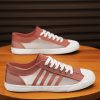 Men'S Casual Skateboard Sneaker Walking Jogging Wide Soft Trendy Lightweight Canvas Shoes Non-Slip Versatile Shoes