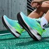 Men'S Carbon Plate Ultra-Light Running Shoes, Breathable Mesh, Non-Slip, Shock-Absorbing Soft Sole, Fashionable And Versatile, Professional Sports Shoes For Students