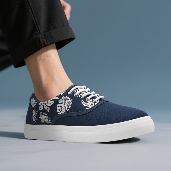 9123395d-331b-4a85-a609-e775b83be4ca Men'S Low-Top Thick-Soled Fashionable Sneakers, Casual Lace-Up Canvas Sports Shoes, Breathable And Comfortable, Non-Slip Insole Athletic Shoes, Tennis Shoes - Available in Various Colors - Large Size