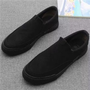 932475acb09342b68912bec7d870702e-goods Men'S Spring And Autumn Loafers, Slip-On Soft-Soled Casual Shoes, Men'S Korean-Style Sneakers, Trendy Canvas Shoes for Men