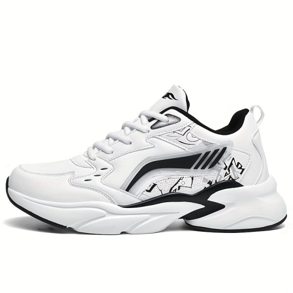 9436da11254f4e33c97135dc813f07ad A Pair of 2025 Large Men'S And Women'S Sports Shoes, Lightweight And Stylish, with PU Uppers, Suitable for Everyone'S Casual Running Shoes, All-Season Universal