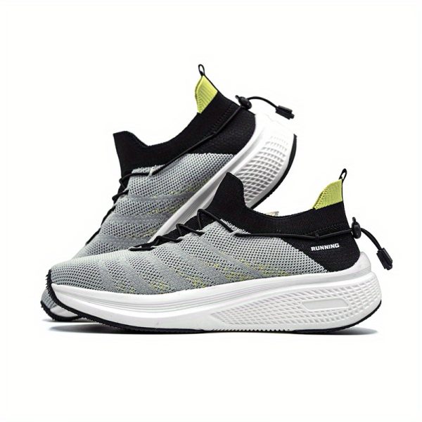 a5149662466c428b9ce864a5110177ac-goods Men's Breathable Slip-On Sneakers Compatible for Running, Training & Gym - Low-Top - Casual Sneakers with Cushioned MD Sole, Stripedu002FCheckeredu002F Color Options - -Terrain Wear (Gym, Outdoor, Everyday)