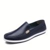 Autumn Men's Shoes, Genuine Breathable Soft Cowhide Slip-On Shoes, Korean Style Fashion Soft Sole Men's Casual Shoes