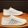 Men'S Casual Skateboard Sneaker Walking Jogging Wide Soft Trendy Lightweight Canvas Shoes Non-Slip Versatile Shoes