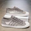 Men'S Casual Skateboard Sneaker Walking Jogging Wide Soft Trendy Lightweight Canvas Shoes Non-Slip Versatile Shoes