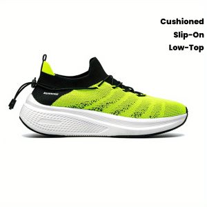 b47802532c86b7b5306f446501deeaa9 Men's Breathable Slip-On Sneakers Compatible for Running, Training & Gym - Low-Top - Casual Sneakers with Cushioned MD Sole, Stripedu002FCheckeredu002F Color Options - -Terrain Wear (Gym, Outdoor, Everyday)