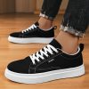 New Large Size Men'S Shoes with Thick Soles, Versatile Trendy sneakers, Dad Shoes Made of Mesh, Canvas Shoes, And Skate Shoes Suitable for Spring, Summer, Autumn, And Winter