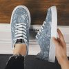 Men's Spring New Arrival Niche Canvas Casual Shoes for Middle School Students, Platform Sole Anti-Slip Sports Skate Shoes