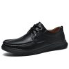 Men'S Trendy Slip-On Shoes Made of Genuine Leather, Perfect for Casual Wear in Spring And Summer