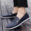 Autumn Men's Shoes, Genuine Breathable Soft Cowhide Slip-On Shoes, Korean Style Fashion Soft Sole Men's Casual Shoes