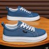 New Large Size Men'S Shoes with Thick Soles, Versatile Trendy sneakers, Dad Shoes Made of Mesh, Canvas Shoes, And Skate Shoes Suitable for Spring, Summer, Autumn, And Winter