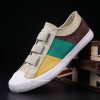 Men'S Sports Casual Shoes Comfortable Lined Canvas Shoes Simple Trendy Outdoor Sports on Foot Vacation Leisure Fashion Men'S Shoes
