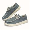f0de15e8fe6945a4881056bc8e3db53f-goods Men'S Casual Loafers - Stylish And Easy Slip-On Sneakers, Solid Color, Lightweight And Soft Canvas Shoes, Round Toe Design, Equipped with EVA Sole, Suitable for Daily Wear And Leisure, Street Style for All Seasons